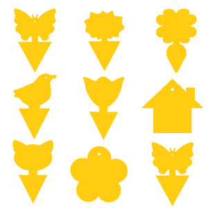 Piège à mouches efficace jaune collant Double face plante collant contrôle des insectes mouche des fruits champignon moucheron tueur piège à mouches pour serre - Product Image 1