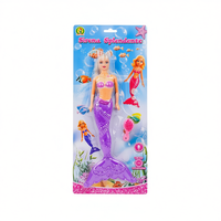 Poupée sirène Sirena Splendente 42 cm en plastique avec accessoires pour le jeu des enfants