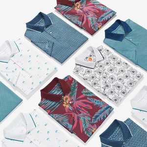 Hombre Dry Slim Fit Athletic Golf para Polo Camisetas Tallas grandes de alta calidad con logotipo personalizado de gran tamaño impreso digitalmente - Product Image 6