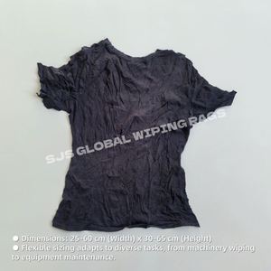Colored T-Shirt Rags 100 Cotton Absorbent <b>Industrial</b> <b>Wiping</b> Cloths for General Workshop Use - Product Image 3