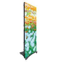 Écran LED portable pour affichage de poster sur pied avec faible consommation d'énergie