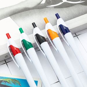 Custom Logo Retractable Ballpoint Pens - Thin Promotional Advertising Pens with <b>Clip</b>, Bulk Gift Pens for Business - Product Image 2