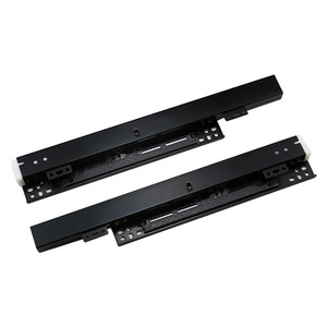 Bottom Mounted <b>Drawer</b> <b>Slide</b> 20cm 25cm 30cm 35cm 40cm 45cm 50cm 55cm 60cm Soft Closing Zinc Plated Cold Rolled Steel Minimalist - Product Image 2
