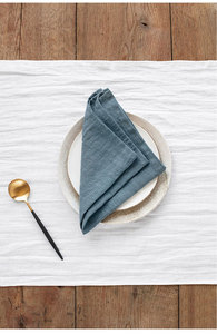 Serviette <span class=keywords><strong>de</strong></span> <span class=keywords><strong>table</strong></span> et torchon en lin couleur unie jetables pour restaurant, carrés, couleur unie, pour <span class=keywords><strong>table</strong></span> - Product Image 2