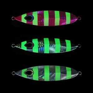 เหยื่อตกปลาเหล็กสแตนเลสแบบจมเร็ว สำหรับตกปลาทะเลน้ำลึก พร้อมไฟกลางคืน สำหรับตกปลาทะเล แบบเหยื่อปลอมแข็ง ตีไกล ใช้กับเรือตกปลา สำหรับปลาสเปน - Product Image 1