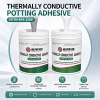 Adhésif thermique à faible viscosité avec conductivité thermique de 2,0 W/m K, composé de scellement isolant en silicone pour modules d'alimentation