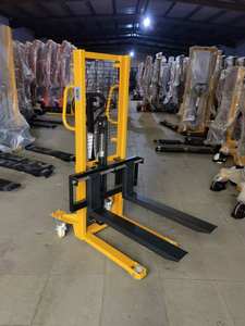 2 टन हाइड्रोलिक मैनुअल स्टेकर 2000 किलो गोदाम के लिए बहुक्रियाशील मैनुअल हाइड्रोलिक स्टेकर मैन्युअल नायलॉन व्हील - Product Image 4