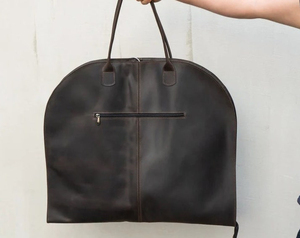 Sac de Voyage d'Affaires Personnalisé en Cuir avec Monogramme, <span class=keywords><strong>Grand</strong></span> Porte-Vêtements pour Hommes, Idéal pour le Rangement de Tenues Formelles en Voyage d'Affaires - Product Image 1