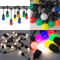 10m 15m 20m modèle suspendu de qualité commerciale S14 connectable étanche LED guirlande lumineuse pour décorations