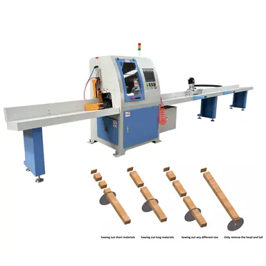 Tự động tốc độ cao Gỗ CNC cắt máy cưa cho Pallet gỗ