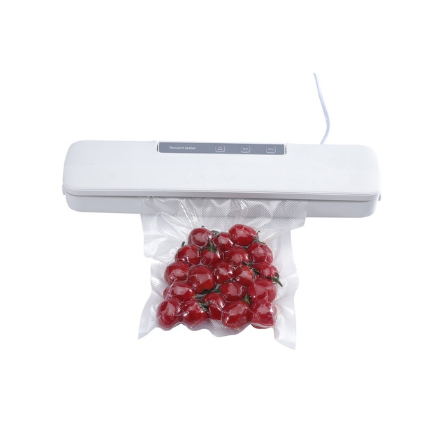 Household Handheld Mini Food Saver Vacuum Heat Sealer Machine with Bag Cutter 90W