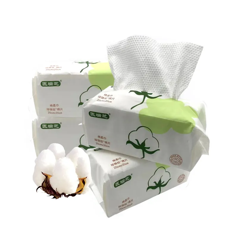 Hot Selling Thickened Soft Skin-friendly Aseptic Non-irritating Super Absorbent Extraction Type Disposable Face Towel