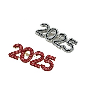 Broche en strass en alliage de Zinc pour femmes broche de déclaration en cristal étincelant accessoire de mode broche en diamant pour femmes - Product Image 2