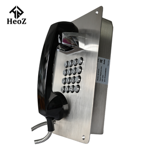 GSM analogue tường thép không gỉ bọc Thép các nhà sản xuất điện thoại nhâm nhi <span class=keywords><strong>VoIP</strong></span> PoE Tù Nhân ATM ngân hàng dịch vụ điện thoại Nhà cung cấp heoz - Product Image 2