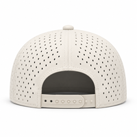 Casquette de sport de haute qualité 100% polyester, protection solaire, imperméable, trous découpés au laser, respirante, logo brodé, casquette snapback