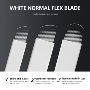 Natureess 7S 21U 0.2mm sourcil tatouage manuel produit Microblading fournitures aiguilles - Product Image 2