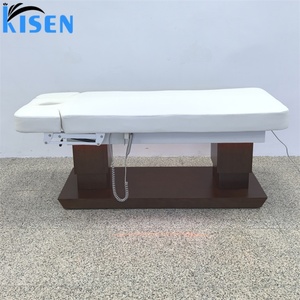 KISEN Luxury Beauty Salon Furniture 4 Motors Foot Control Facial Spa Cosmetic Bed Modern <b>Electric</b> Spa Treatment Massage <b>Table</b> - Product Image 2