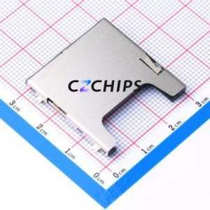 SD-430 SD Card / Memory Card Connector SMD Connector Self-Return Type Standard SD Card Card Holder 3mm - Product Image 1