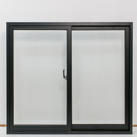 Fenêtre coulissante en alliage d'aluminium, vente directe usine, pour décoration intérieure chambre et balcon, en stock