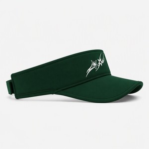 Wholesale Custom Logo <b>Flat</b> Embroidered Adjustable Nylon Visor Cap Waterproof Quick Dry Outdoor Golf Sun Visor <b>Hat</b> - Product Image 3
