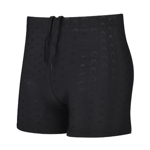 Maillots de bain professionnels pour hommes adultes, noir pur, grande taille, imperméables, séchage rapide, UPF50+, tissu bionique style peau de requin - Product Image 1