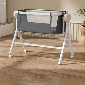 Berceau Électrique Portable pour Bébé, <span class=keywords><strong>Lit</strong></span> Cododo, Chaise Berçante, <span class=keywords><strong>Lit</strong></span> <span class=keywords><strong>de</strong></span> <span class=keywords><strong>Voyage</strong></span>, Nacelle, Berceau Électrique - Product Image 2
