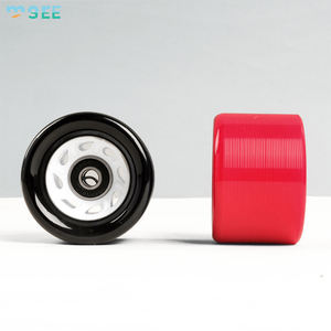 SeeMore 62*42mm Haute Dureté Vitesse Patins À Roulettes Double Rangée Patins Hill <span class=keywords><strong>Drop</strong></span> Board PU Roue Skateboard Pièces - Product Image 4