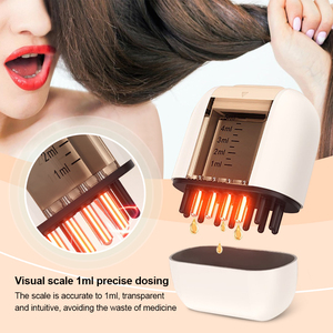 Sisir Laser Merah untuk Kulit Kepala, Aplikator Minyak, Sisir Cair untuk Pijat Akar Rambut, Sisir Obat, Sisir Penumbuh Rambut - Product Image 3