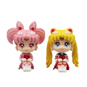 Set de 6 Figuras de Acción de PVC de <span class=keywords><strong>Sailor</strong></span> <span class=keywords><strong>Moon</strong></span>, Versión Q de BOTO, Modelo de Anime - Product Image 6