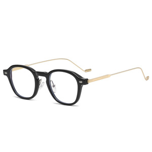 Jamie 7037 Round Frame Blue Light Blocking Glasses Unisex Anti Radiation Optical Eyewear Medium Size AC Lens - Product Image 1