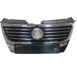Griglia Centrale Superiore Paraurti Anteriore Stile Auto Cromata per VW <span class=keywords><strong>Passat</strong></span> <span class=keywords><strong>B6</strong></span> 2006-2011 3C0853651CF - Product Image 1