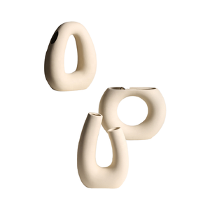 Florero de Cerámica Hecho a Mano, Estilo Moderno y <span class=keywords><strong>Minimalista</strong></span>, Decoración Nórdica para el Hogar, Centro de Mesa para Sala de Estar u Oficina, Regalo de Felicitación - Product Image 5