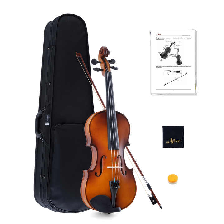 wholesale 4/4 full size solid wood student violin kit (vg106)
