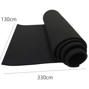 Karet Neoprene Lembaran Kain Kualitas Supplier Sel Terbuka 1-10Mm Hitam Putih Beige Warna Apapun Kebutuhan Anda 1Mm-50Mm CN;GUA