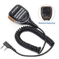 Microphone portable étanche avec fonction PTT pour talkie-walkie Baofeng UV-5R, UV9R, 888S et série K Head – Vente en gros