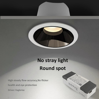 Shanhe Usine Vendre Boîtier Noir Smart Photographie Projecteur 10 Watt Projecteurs Mini Plafond Do Spot Light