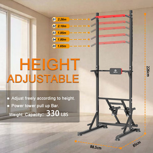 Torre de Gimnasio Multifuncional Plegable Hyland 2026 con Barra de Dominadas Ajustable - Product Image 3