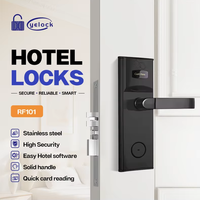Cerradura de Puerta de Hotel Clásica y Duradera de Acero Inoxidable con Acceso por Tarjeta Inteligente RFID