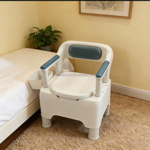 Toilette portable pour personnes handicapées et personnes âgées, chaise de toilette pour seniors - Product Image 1