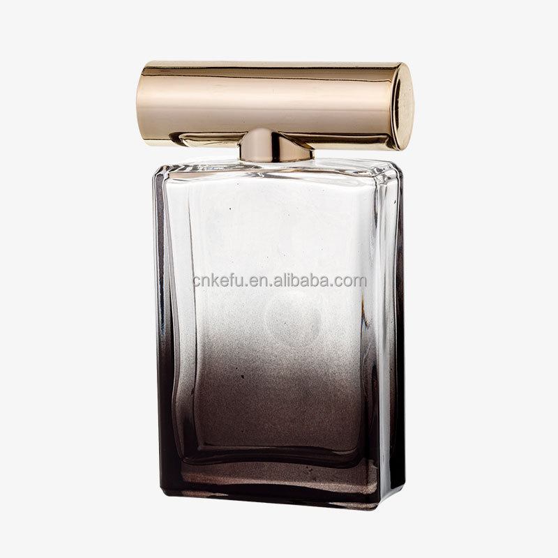 rectangle perfume bottle very thin width glass bottle