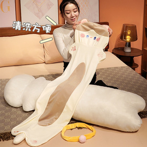 Wholesale Super Soft Plush Cute Cat <b>Pillow</b> Doll Toys Stress Relief Function <b>Large</b> Size for Bedroom Bed Use Long Cute Soft <b>Pillow</b> - Product Image 5