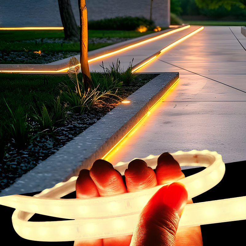 LFB1205-4 Custom Ultra-Thin Ip66 Waterproof Flexible Led Strip Light Neon Light for Outdoor Railing Tree Decoration Garden Park