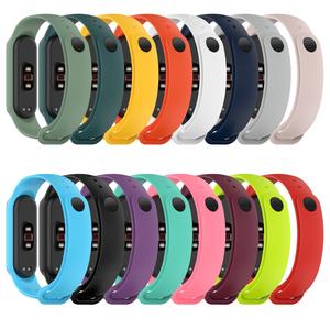 Para Amazfit <span class=keywords><strong>Band5</strong></span> pulsera de repuesto deportiva de Color sólido suave para Xiaomi <span class=keywords><strong>Mi</strong></span> Band 5/6 correa de reloj de TPU - Product Image 2
