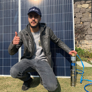 Bomba de agua sumergible solar sin escobillas de CC de 60M 72V y 3 pulgadas para pozo, 1HP 750W, para agua limpia - Product Image 6