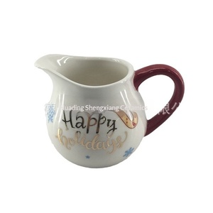 Tasse en céramique de dessin animé, fabricant de tasses en céramique avec décalcomanie de Noël, tasse à café personnalisée avec impression Père Noël, minimalisme moderne, bonbons - Product Image 5