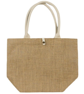 Sac fourre-tout en toile de jute et chanvre en gros, sac de plage personnalisé en jute, sacs en toile de jute naturelle écologique avec revêtement PE imperméable pour femmes - Product Image 5