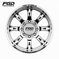 Polierte 20x10 22x12 24x14 6x5.5 8x6.5 8x170 Geschmiedete LKW-Felgen für Ford F150 F250 F350 Sierra 2500/3500 HD Dodge RAM 1500