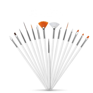 Lot de 15 Nouveaux <span class=keywords><strong>Pinceaux</strong></span> de Nail Art <span class=keywords><strong>pour</strong></span> Peinture, <span class=keywords><strong>Gel</strong></span> <span class=keywords><strong>UV</strong></span>, French Manucure et Acrylique - Product Image 3