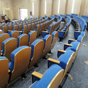 เก้าอี้หอประชุมมหาวิทยาลัยพับได้สีแดงเก้าอี้โบสถ์หอประชุม - Product Image 3