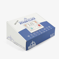 Carton d'expédition imprimé en couleur, boîte d'emballage personnalisée pour horloge murale numérique musulmane Eid avec logo